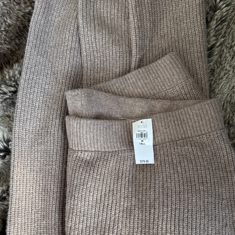 Women's Taupe Sweater Pants